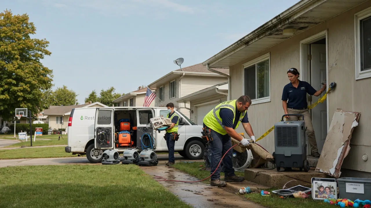 Water Damage Restoration in Avon, IL near me